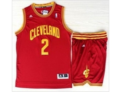 nba cleveland cavaliers #2 kyrie irving red[revolution 30 swingman Suits]